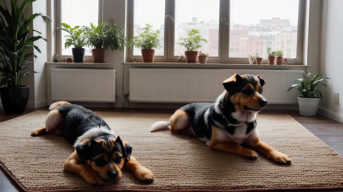 Entspannung nach einem stressigen Spaziergang: Tierschutzhündin Luna und Leinenreaktivität im Berliner Alltag