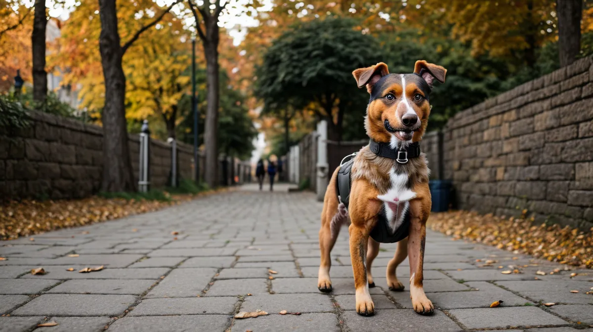 Reaktiver Hund bellt Fahrräder an im Kreuzberger Kiez – Leinentraining Berlin mit Tierschutzhündin Luna
