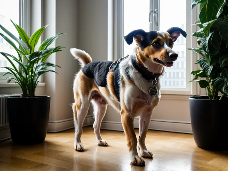 Hundeleine und Leckerlis in einer Kreuzberger Baumscheibe als Ausweichstrategie bei einer Hundebegegnung mit reaktivem Hund