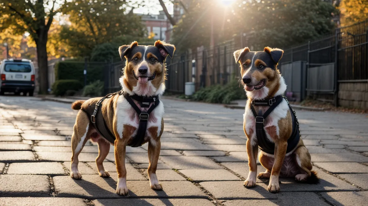 Leinentraining mit reaktivem Tierschutzhund im Berliner Kiez – die Kehrtwende als Notfallplan