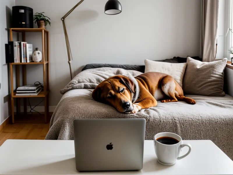 Online-Kurs zur Leinenführigkeit am Laptop, Notizen zum Leinentraining für reaktive Hunde