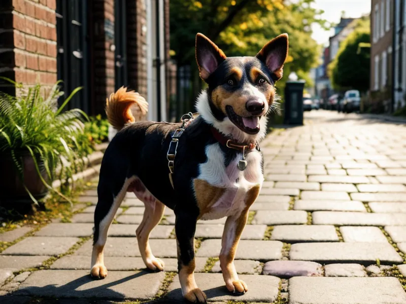 Leinentraining in Berlin per Online-Kurs – Smartphone mit Trainingsvideo in heller Wohnung