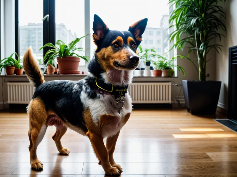 Ich-Perspektive beim Gassigehen in Kreuzberg mit Leine und Kaffeebecher als Alltagsbild von Hundetraining in Berlin