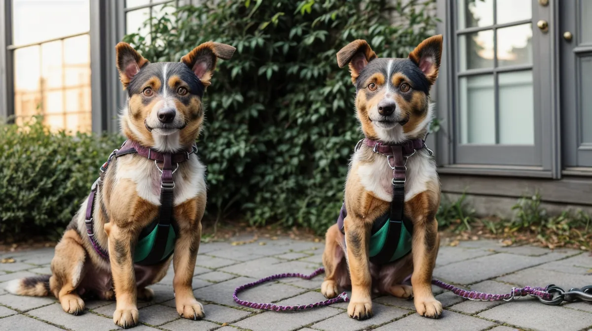 Zeigen und Benennen bei Leinenaggression: Luna und ihre Halterin beim Spaziergang mit reaktivem Hund in Berlin-Kreuzberg